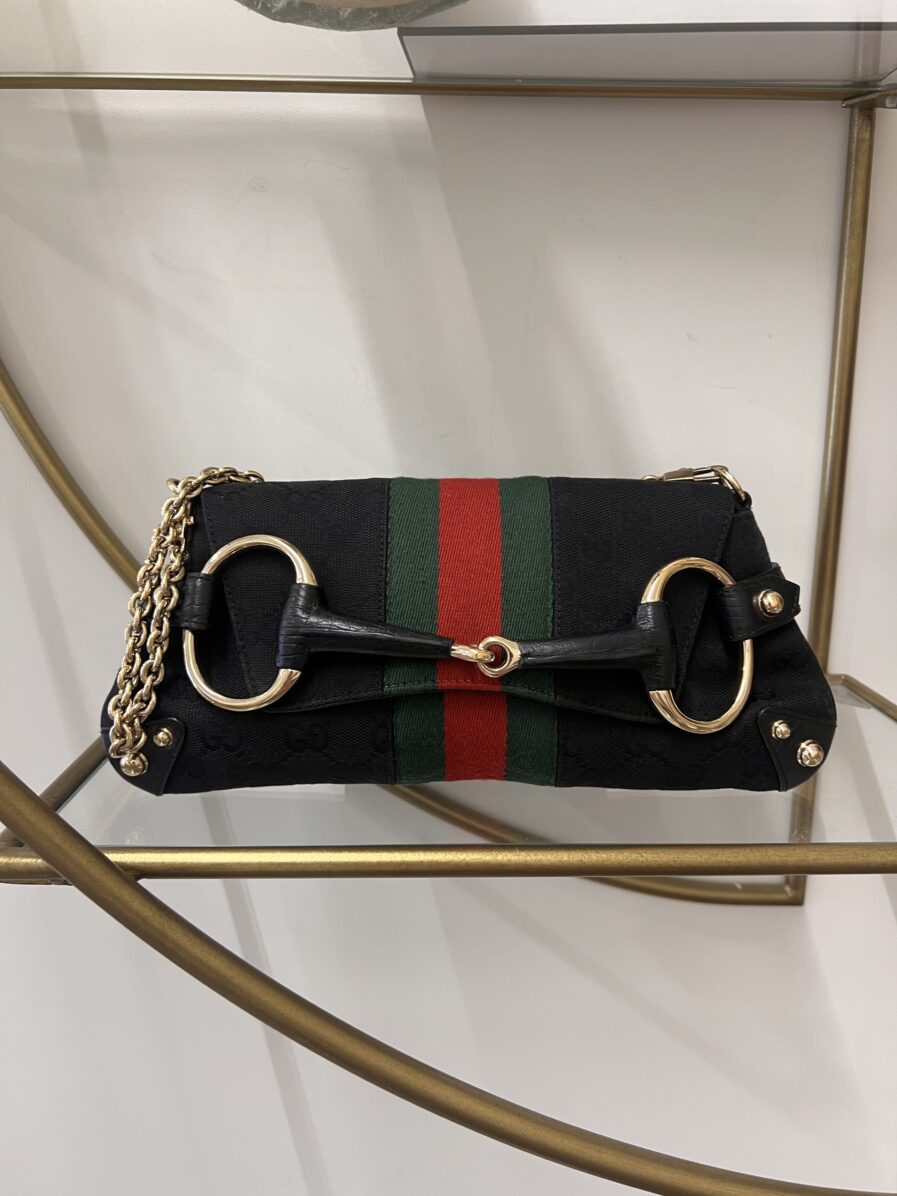 Gucci borsa a spalla Horsebit Chain