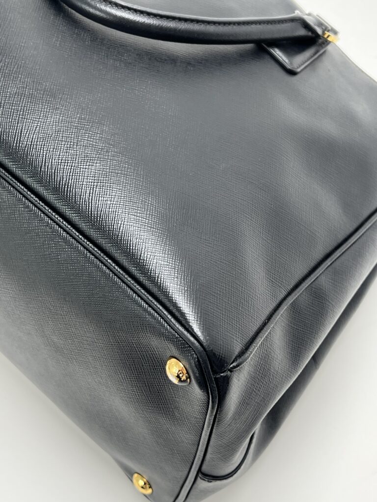 angolo 4 Prada Galleria Saffiano Nera Vintage