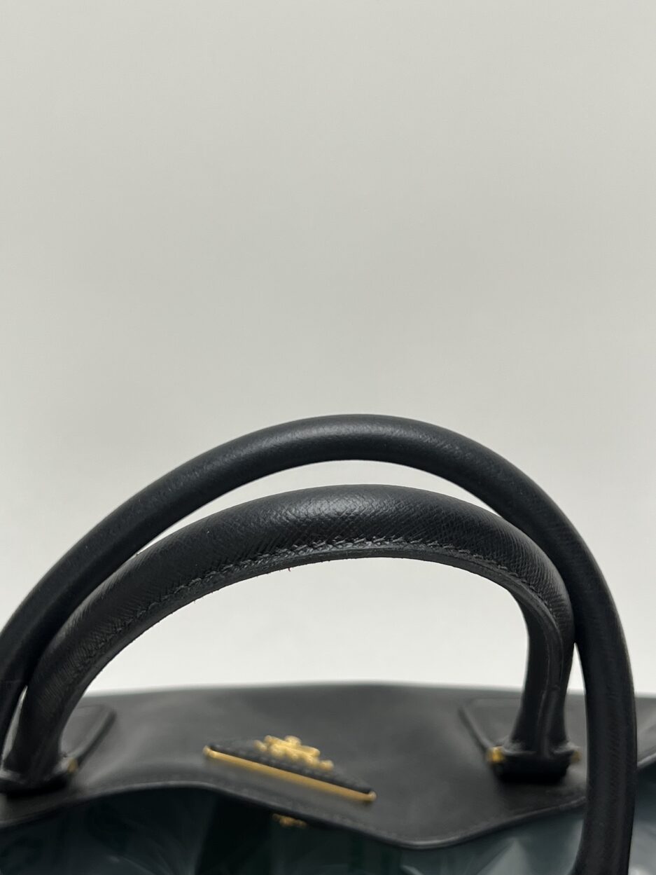 accessori Prada Galleria Saffiano Nera Vintage
