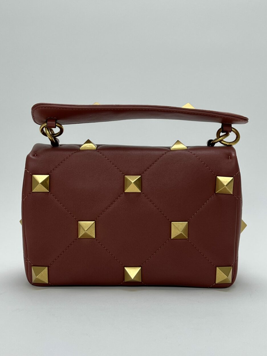 retro pelle Valentino Roman Stud Rosa Antico