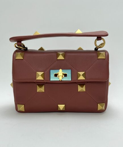 Valentino Roman Stud Rosa Antico borsa luxury