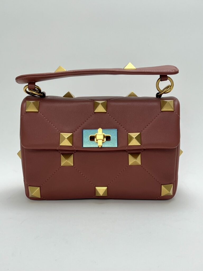 Valentino Roman Stud Rosa Antico borsa luxury