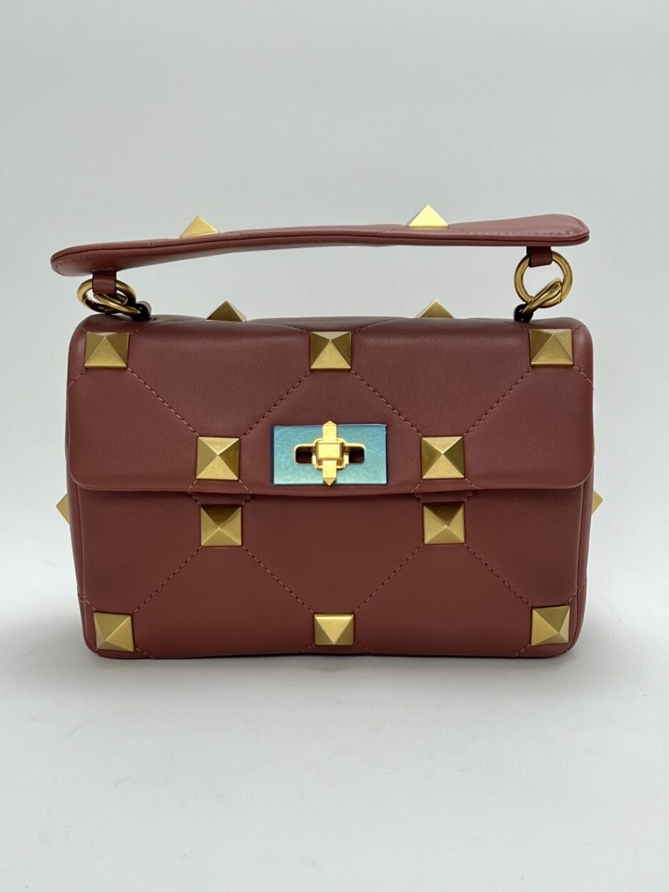 Valentino Roman Stud Rosa Antico borsa luxury