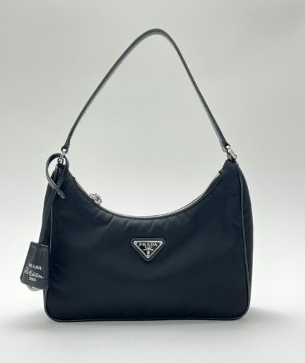 Prada Re-Edition 2005 nylon nero borsa mini hobo