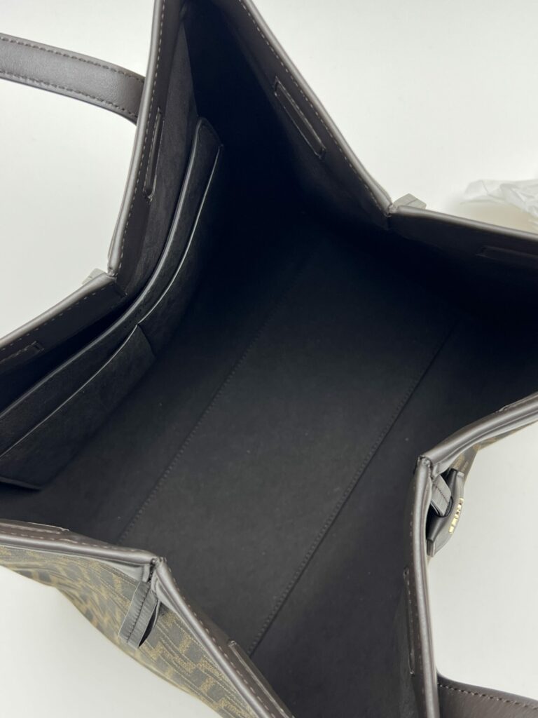 interno scamosciato Fendi Origami Jacquard FF