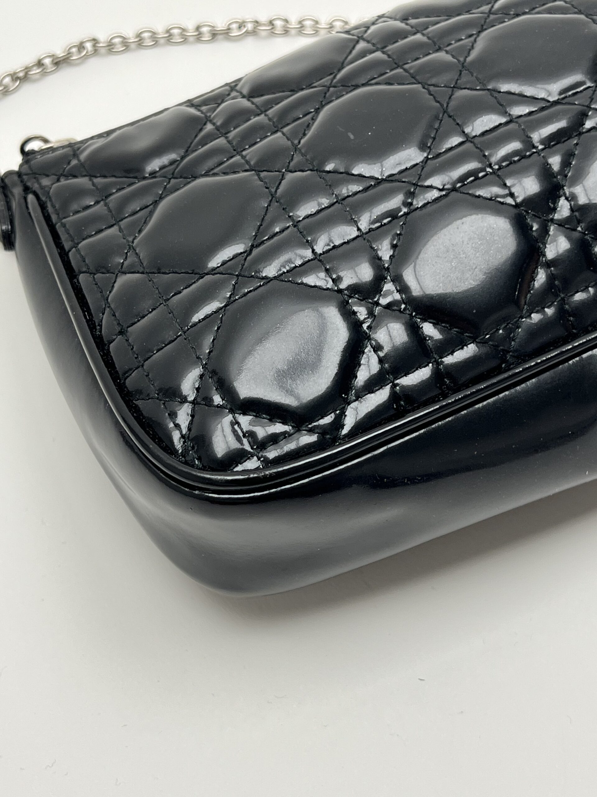 IMG_3317 angolo inferiore destro Dior Lady Dior Pochette 2009