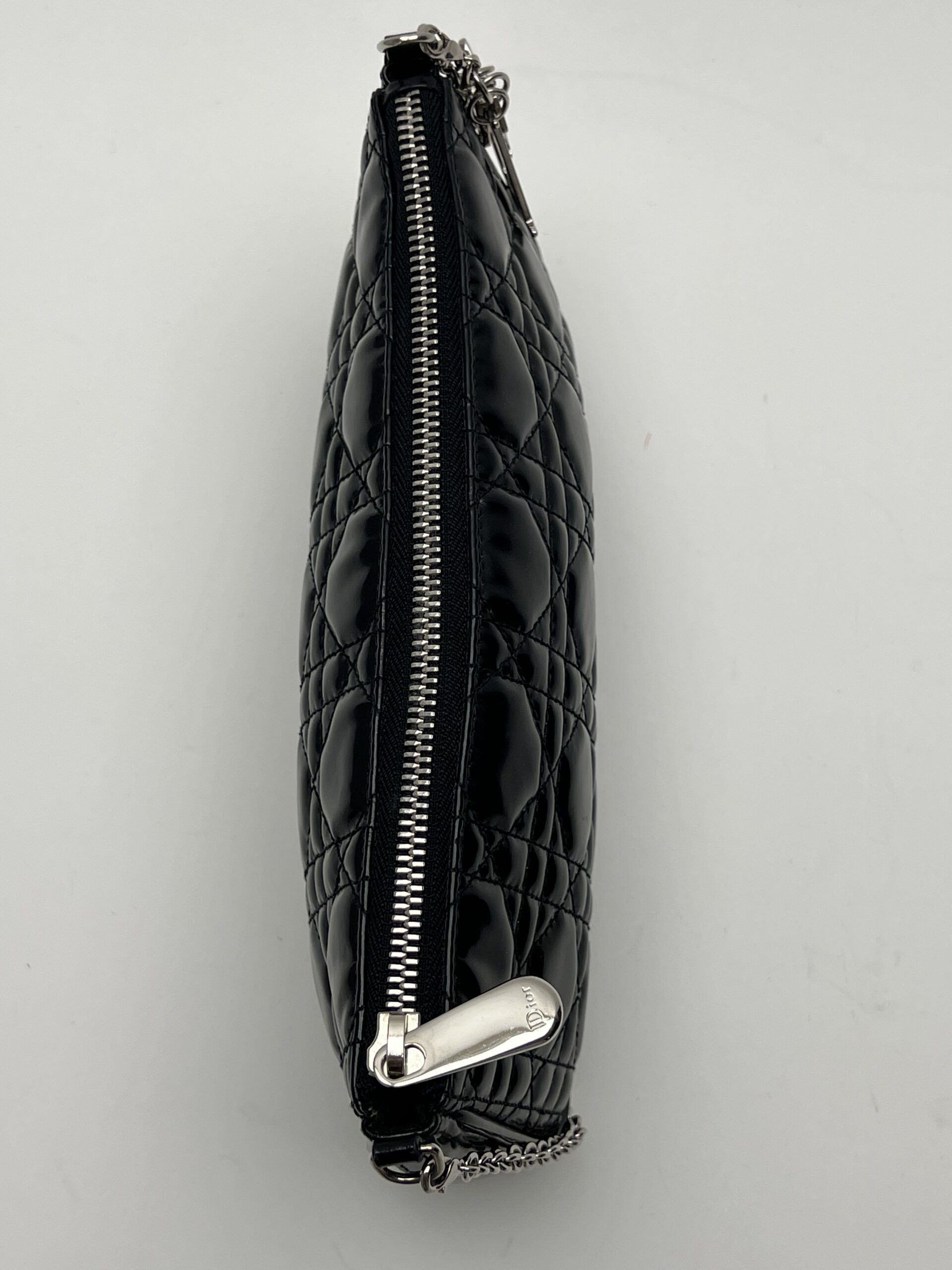 IMG_3319 fondo pelle verniciata Dior Lady Dior Pochette 2009