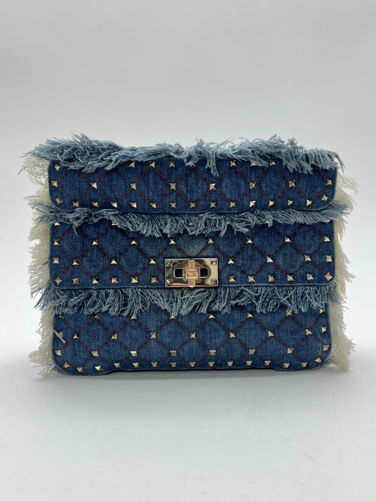 Valentino Garavani Rockstud Spike Denim borsa luxury