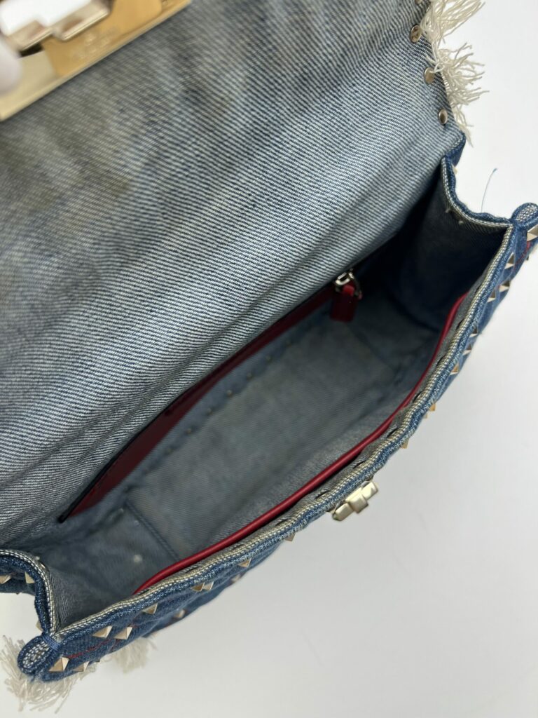 interno Valentino Garavani Rockstud Spike Denim