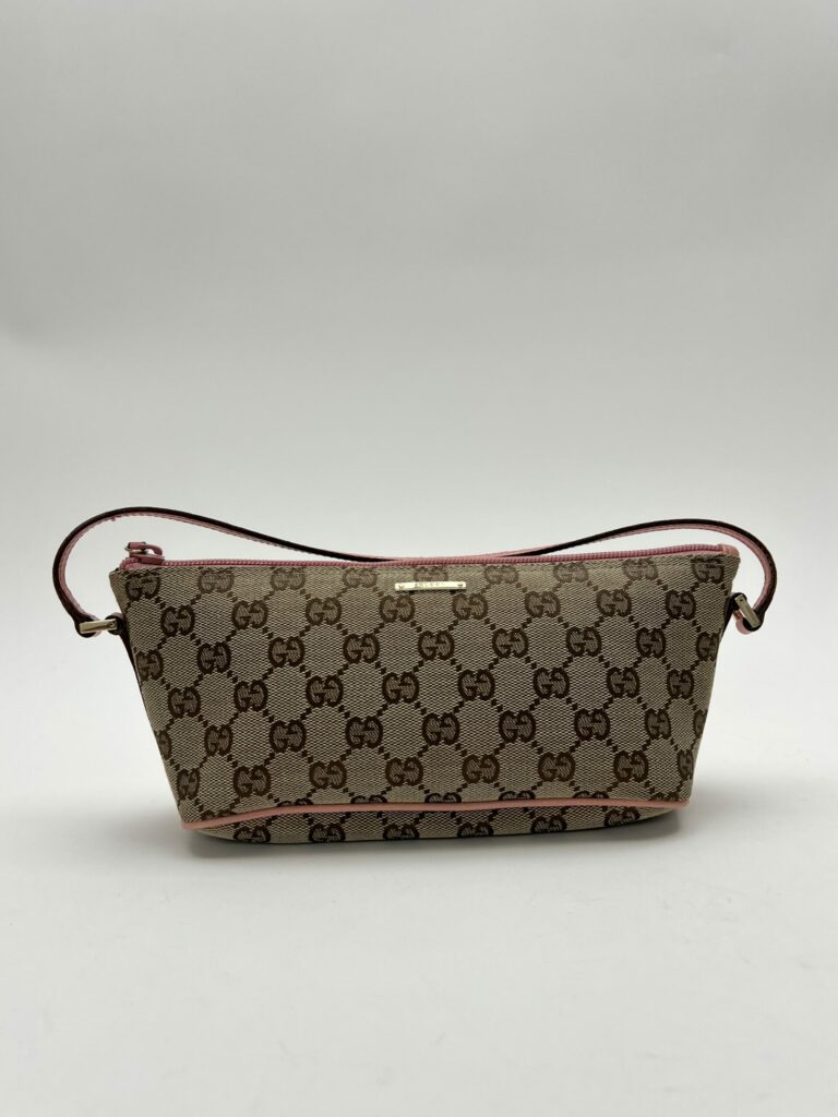 Gucci Pochette GG Supreme Rosa vintage