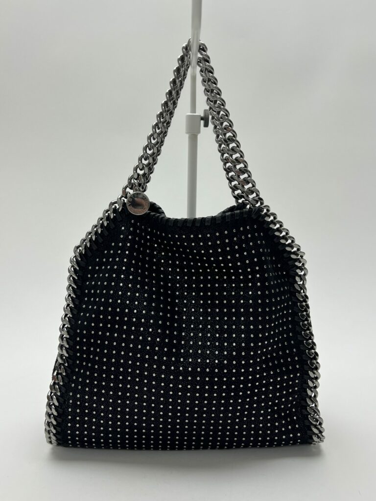 Stella McCartney Falabella Mini Tote nera con borchie