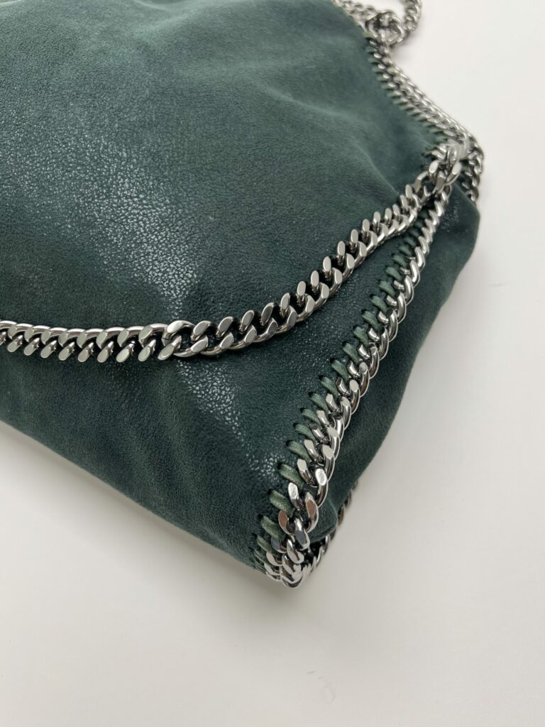angolo 2 Stella McCartney Falabella Tote Verde