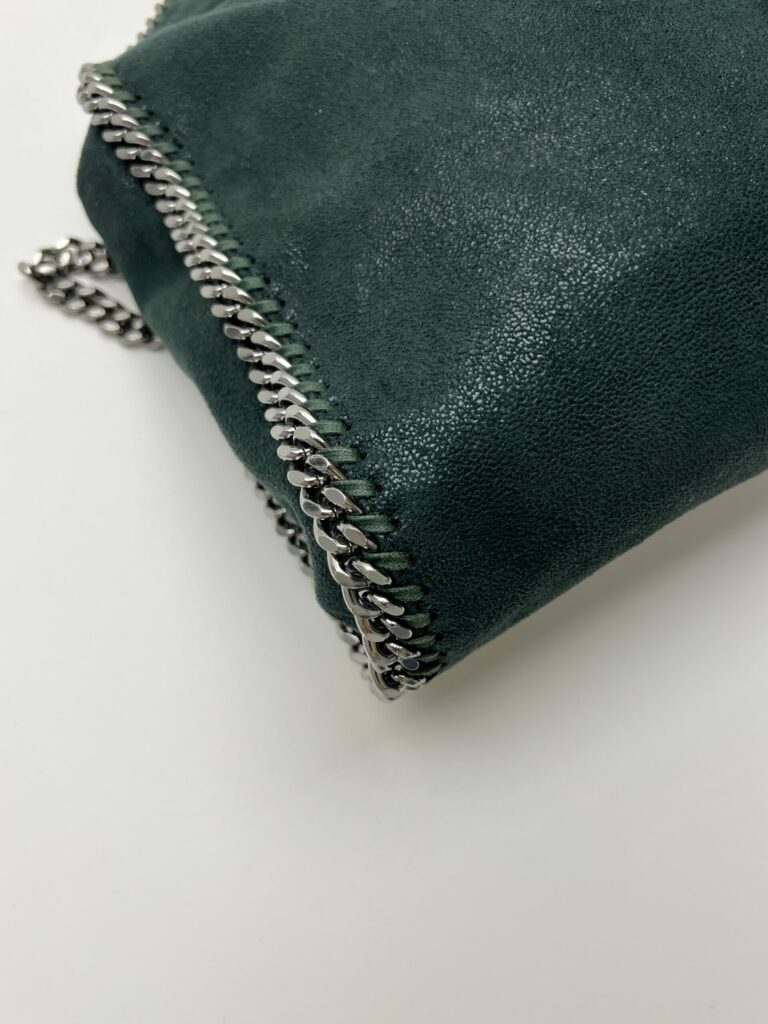 angolo 3 Stella McCartney Falabella Tote Verde