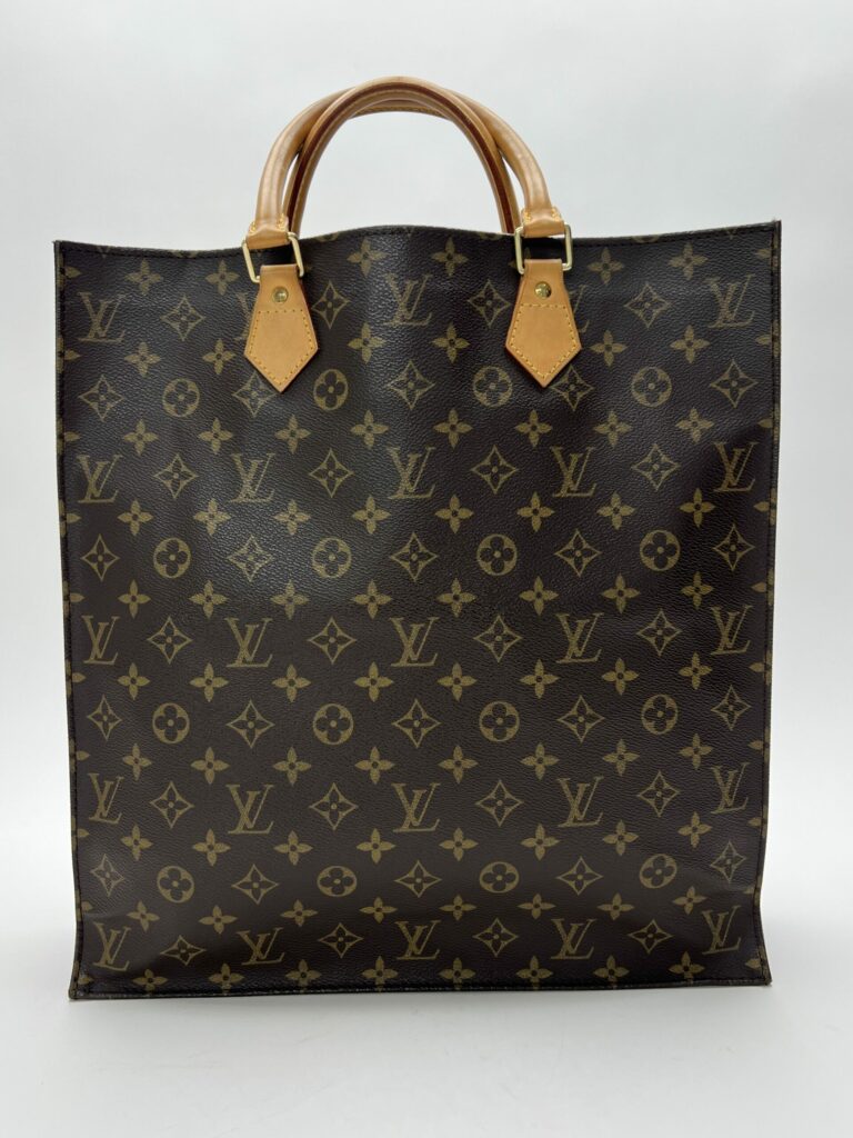 tela monogram Louis Vuitton Sac Plat 2005
