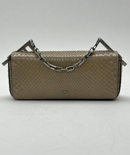 Fendi First Sight Pitone Beige borsa luxury