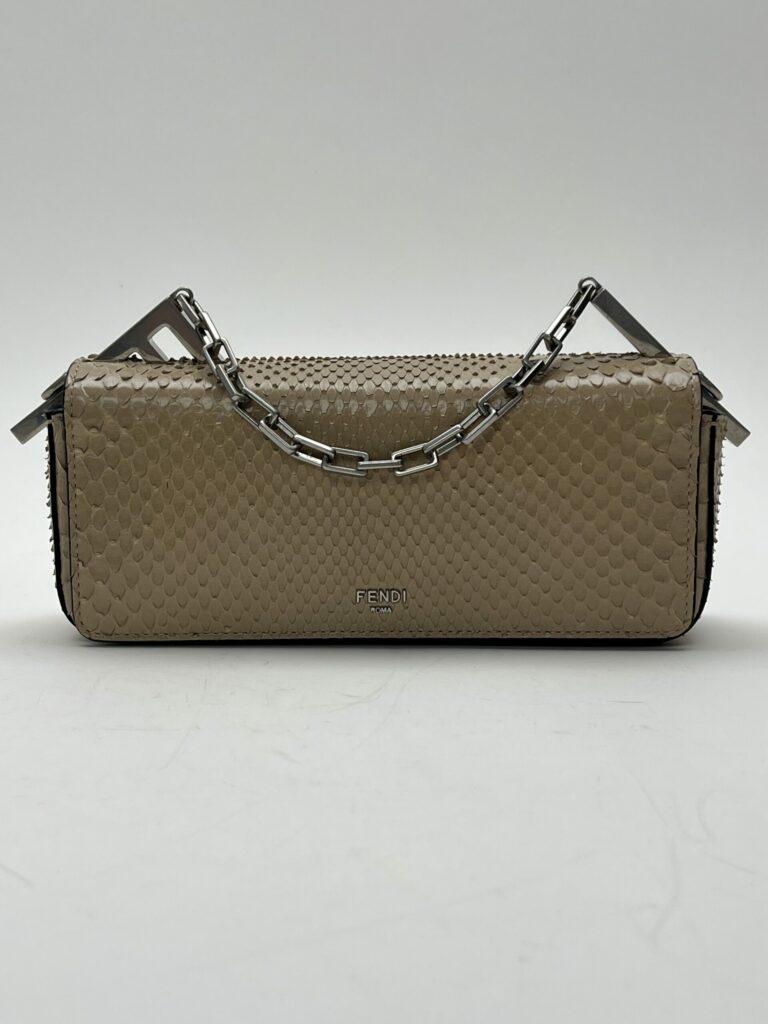 Fendi First Sight Pitone Beige borsa luxury