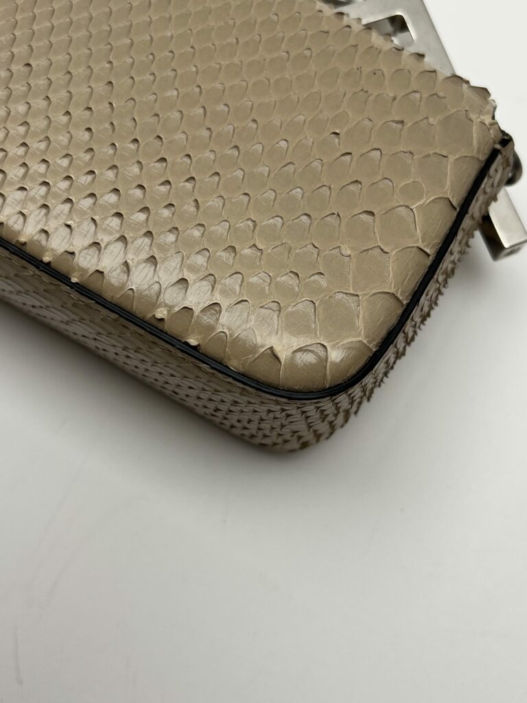 angolo 3 Fendi First Sight Pitone Beige