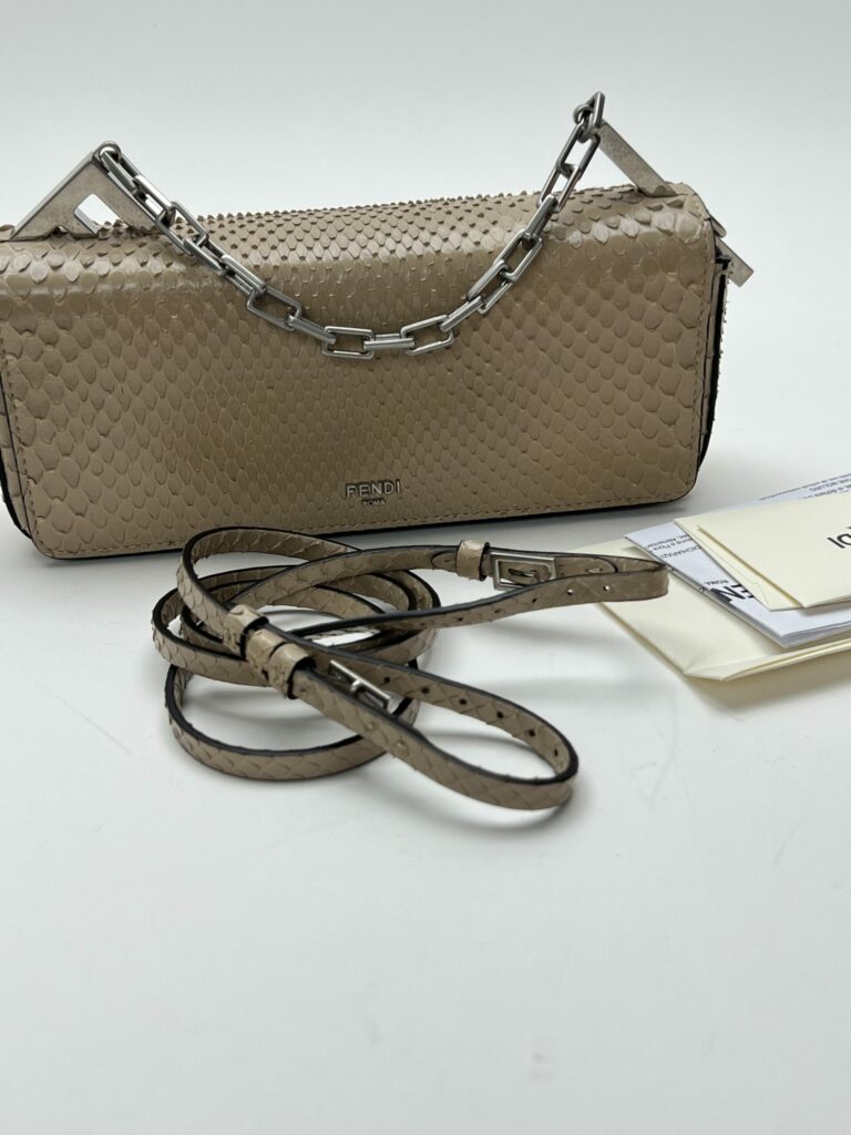 accessori Fendi First Sight Pitone Beige