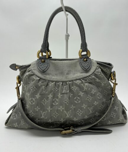 Louis Vuitton Neo Cabby Denim Monogram grigio